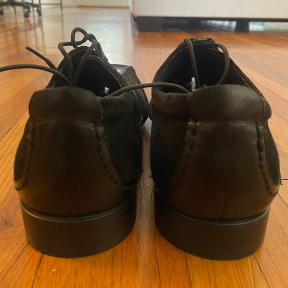 Lace up Black Loafers: Martello Handmade size 40 /9.5 - Picture 2 of 5